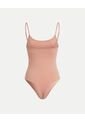 Body Brasilera En Microfibra X1 Para Mujer Rosa Atmos de Atmos