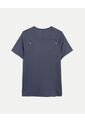 Camiseta Deportiva Texturizada  Para Hombre Azul Atmos de Atmos