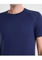 Camiseta Manga Corta Regular Fit Flatseamer  Para Hombre Azul Atmos de Atmos