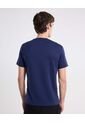 Camiseta Manga Corta Regular Fit Flatseamer  Para Hombre Azul Atmos de Atmos
