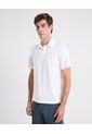 Polo Manga Corta Plush  Para Hombre Blanco Atmos de Atmos