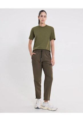 Pantalón Outdoor Básico  Para Mujer Verde Atmos