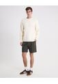 Saco Cuello Redondo Tejido  Para Hombre Crema Atmos de Atmos