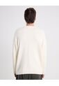 Saco Cuello Redondo Tejido  Para Hombre Crema Atmos de Atmos