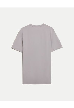 Camiseta Training Comfort Manga Corta Para Hombre Gris Atmos