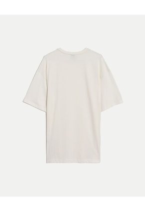 Camiseta Para Hombre Manga Corta Cuello Redondo Color Blanco Marca Atmos #32090227