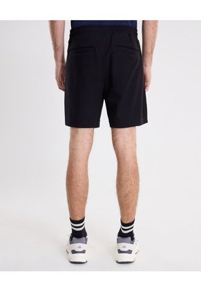 Bermuda Regular Fit Tela Técnica  Para Hombre Negro Atmos