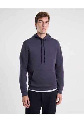 Buzo Hoodie Plush  Para Hombre Gris Atmos Atmos