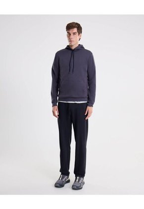 Buzo Hoodie Plush Para Hombre Gris Atmos