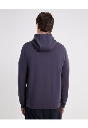 Buzo Hoodie Plush Para Hombre Gris Atmos