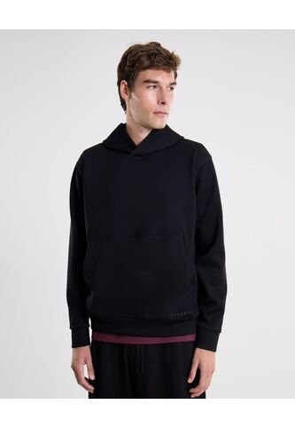Buzo Hoodie Básico Plush  Para Hombre Negro Atmos Atmos
