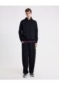 Buzo Hoodie Básico Plush  Para Hombre Negro Atmos de Atmos
