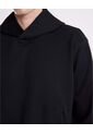 Buzo Hoodie Básico Plush  Para Hombre Negro Atmos de Atmos