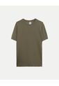 Camiseta Manga Corta Regular Fit Plush  Para Hombre Verde Atmos de Atmos