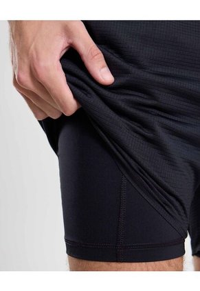 Bermuda Training Medio Biker Ashton Para Hombre Negro Atmos