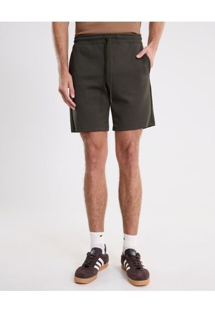 Bermuda Básica Plush  Para Hombre Verde Atmos