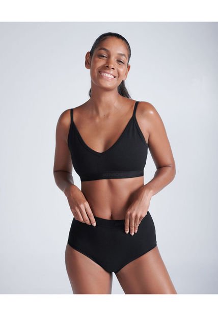 Top Para Mujer Top Color Negro Marca Atmos #31220012