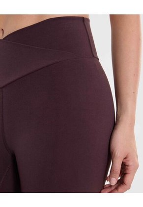 Leggins Pretina Cruzada Aerius Skin Para Mujer Café Atmos