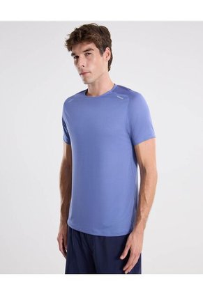 Camiseta Deportiva Texturizada Para Hombre Azul Atmos