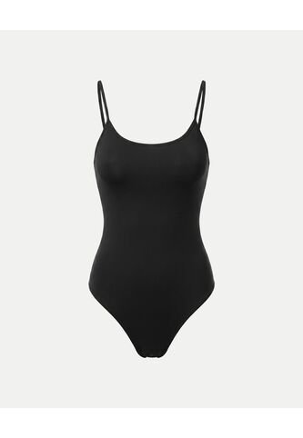 Body Brasilera En Microfibra X1 Para Mujer Negro Atmos Atmos