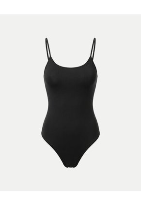Body Brasilera En Microfibra X1 Para Mujer Negro Atmos