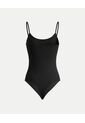 Body Brasilera En Microfibra X1 Para Mujer Negro Atmos de Atmos