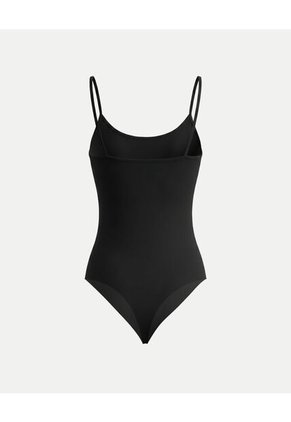 Body Brasilera En Microfibra X1 Para Mujer Negro Atmos