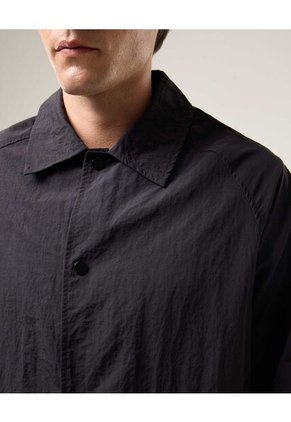 Chaqueta Sobrecamisa Técnica Para Hombre Negro Atmos