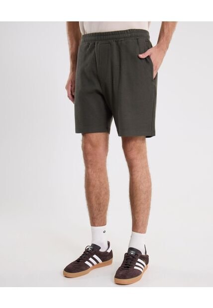 Bermuda Texturizada  Para Hombre Verde Atmos