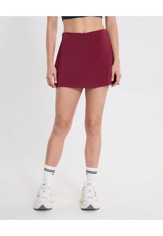 Falda Aerius Con Biker  Para Mujer Vino Atmos Atmos