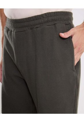 Bermuda Texturizada  Para Hombre Verde Atmos