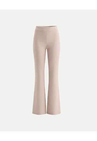 Pantalón Flare Plush  Para Mujer Café Atmos Atmos