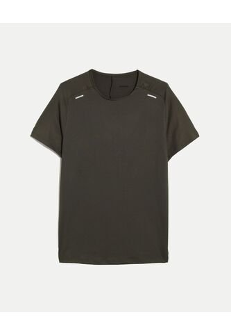 Camiseta Deportiva Texturizada  Para Hombre Verde Atmos Atmos