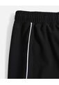 Bermuda Training Larga Con Biker Piping  Para Hombre Negro Atmos de Atmos