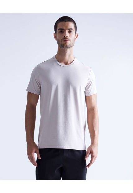 Camiseta Para Hombre Manga Corta Color Beige Marca Atmos #32090064