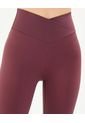 Leggins Para Mujer Largo Color Vino Marca Atmos #31230071 de Atmos