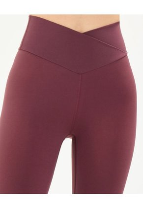 Leggins Para Mujer Largo Color Vino Marca Atmos #31230071