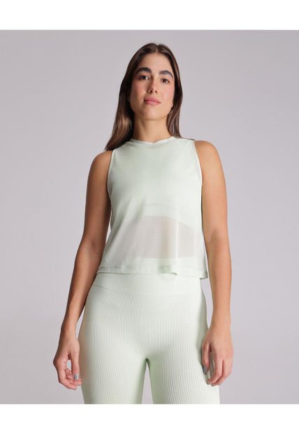 Camiseta Para Mujer Manga Sisa Color Verde Claro Marca Atmos #31090121