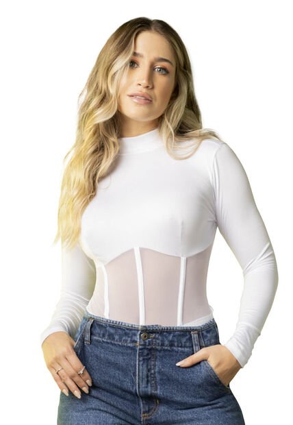 Body Mujer Blanco Atypical 7967
