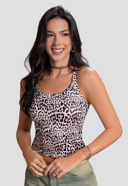 Camiseta Mujer Animal-Print Atypical 103748