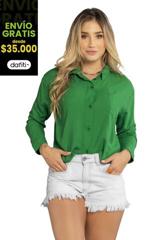 Camisa Mujer Verde Antioquia Atypical 89577 Atypical