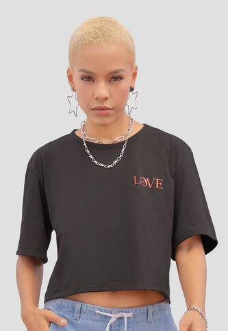 Camiseta Mujer Negro Atypical 106406 Atypical