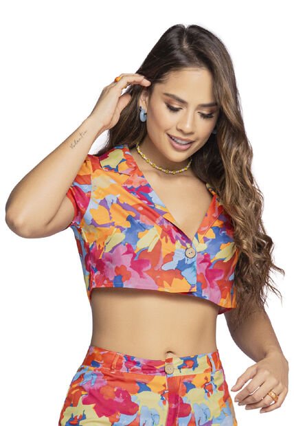 Camisa Mujer Multicolor Atypical 1501