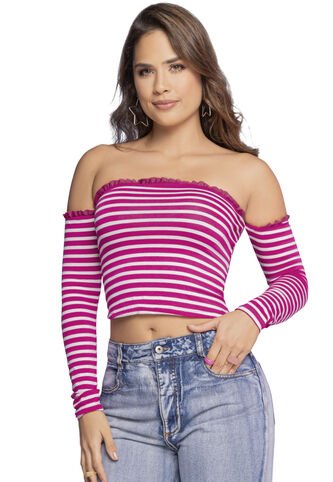 Camibuzo Mujer Fucsia Atypical 1504 Atypical