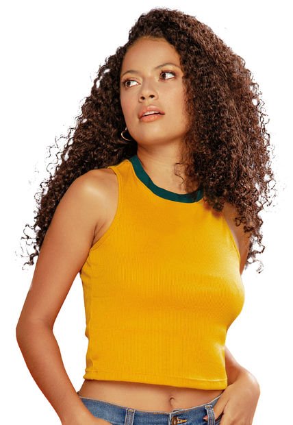 Camiseta Mujer Amarillo Atypical 16989