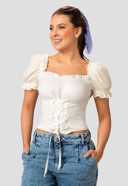 Blusa Mujer Blanco Atypical 102335