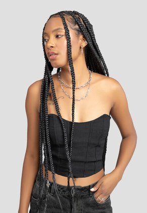 Corset Mujer Negro Atypical 106873