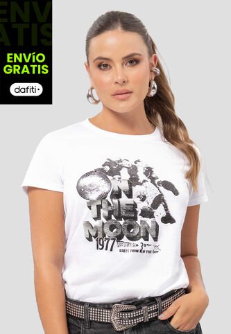 Camiseta Mujer Blanco Atypical 112829 Atypical