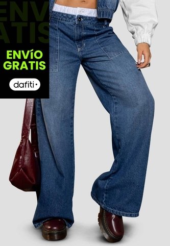 Jean Mujer Azul Oscuro Atypical 114461 Atypical