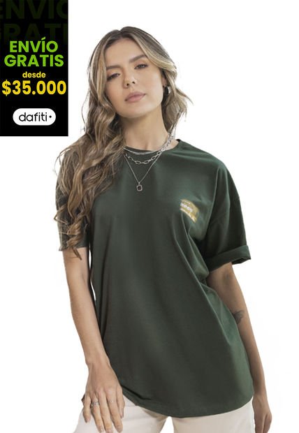 Camiseta Mujer Verde Atypical 836